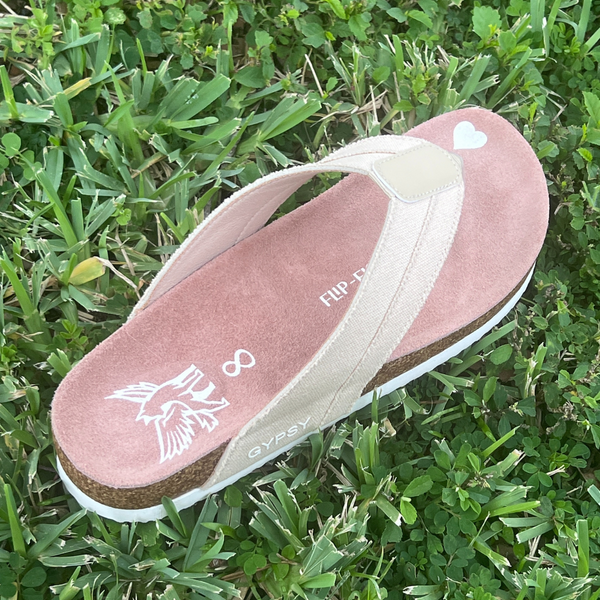 Canvas - Side View of Jessica Flip-Flops sandals