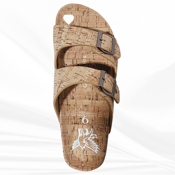 Cork - Top View Cork Sandals Fashion Style Supportive