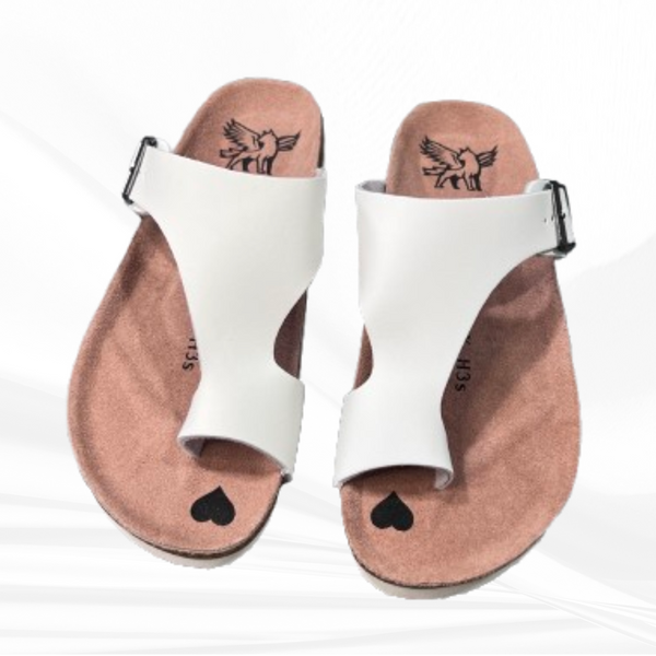 White -cute trendy sandals gypsy footwear melissa