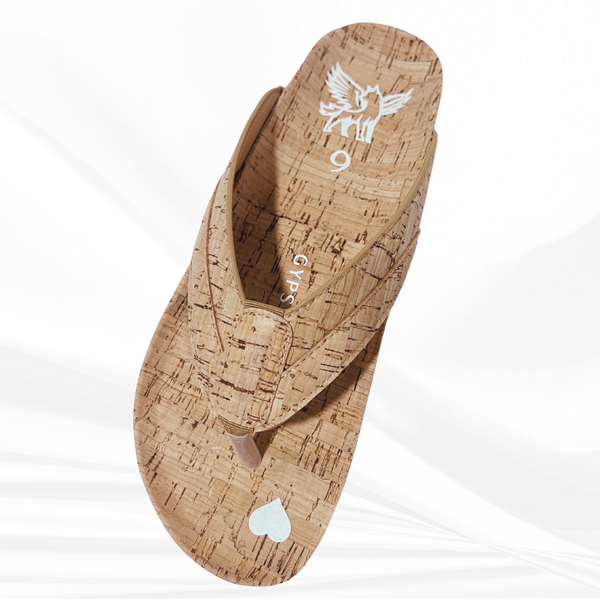 Cork -Country-Chic Boho Flip-Flops