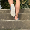 The Jessica Flip-Flops Denim and Chocolate Suede