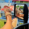 Stylish Light Triple Cork Chloe Sandals
