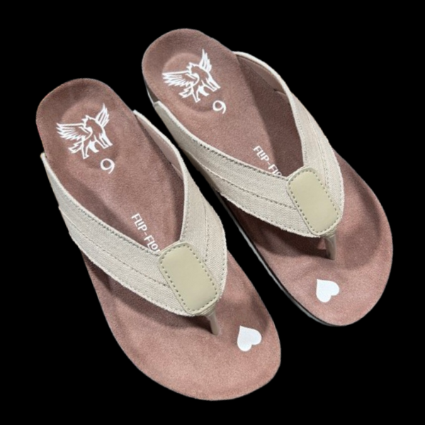 Gypsy Flip-Flops FF2- Canvas/Chocolate Suede